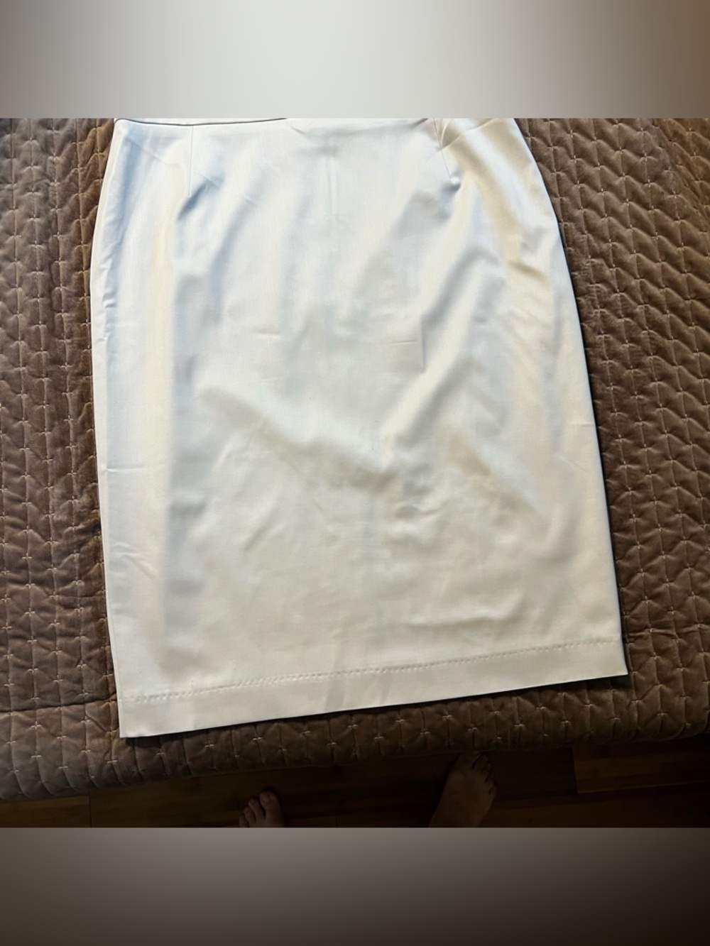 Escada New Wool Light Beige Skirt Size 44
